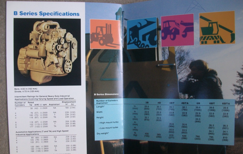 A snapshot of a 1983 brochure for B-Series industrial motors. Photo: bargnboys/Ebay